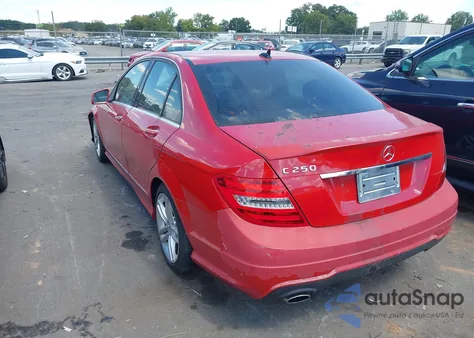 2013 Mercedes-Benz C 250 Sport from USA, damaged, VIN WDDGF4HB2DR245609